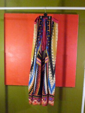 Forever 21, Size L, Like New No Tags, A-line Skirt, Geometric Pattern, Flowy